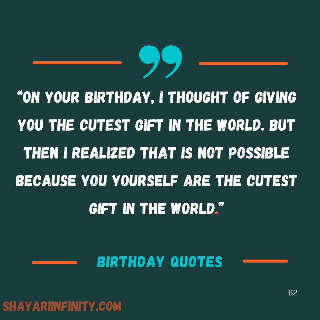 Birthday quotes