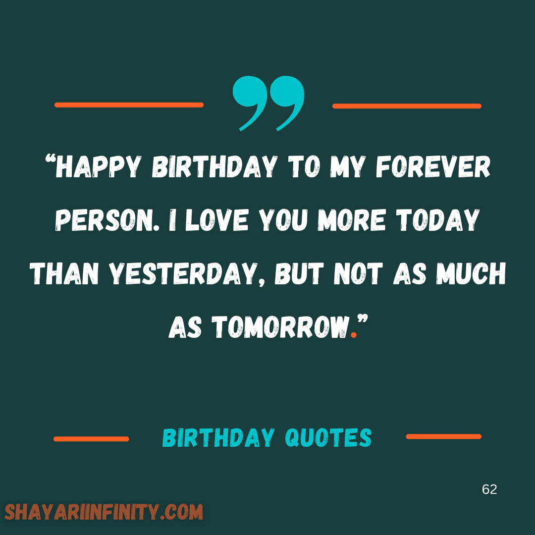 Birthday quotes